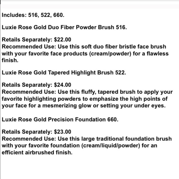 LUXIE | Cosmetic Brushes | Original Price $75 - Picture 5 of 9